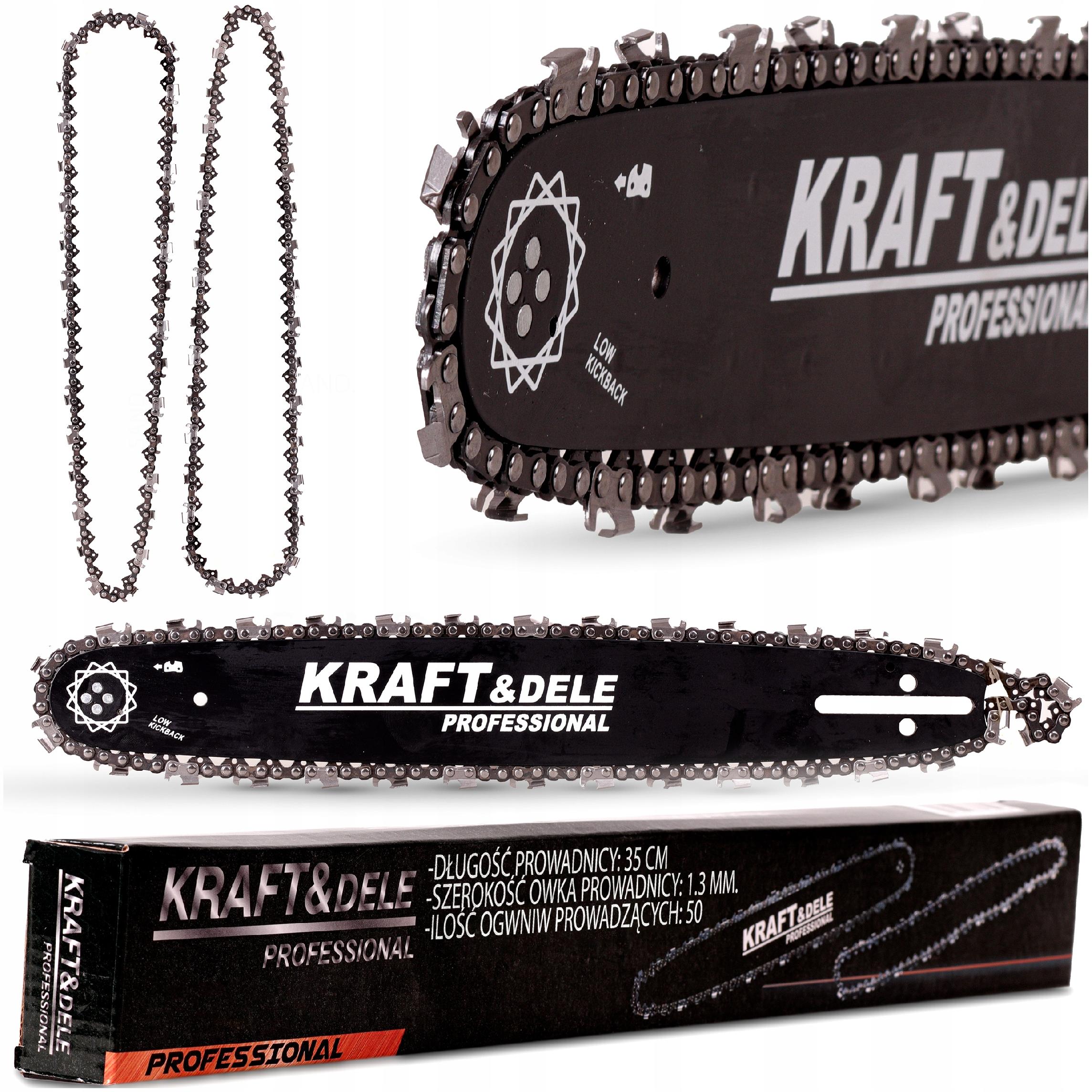 Chainsaw guide 35 cm/14" 2Chain for STIHL HUSQVARNA KRAFT Manufacturer code NAJLEPSZEJ JAKOŚCI ZAMIENNIK