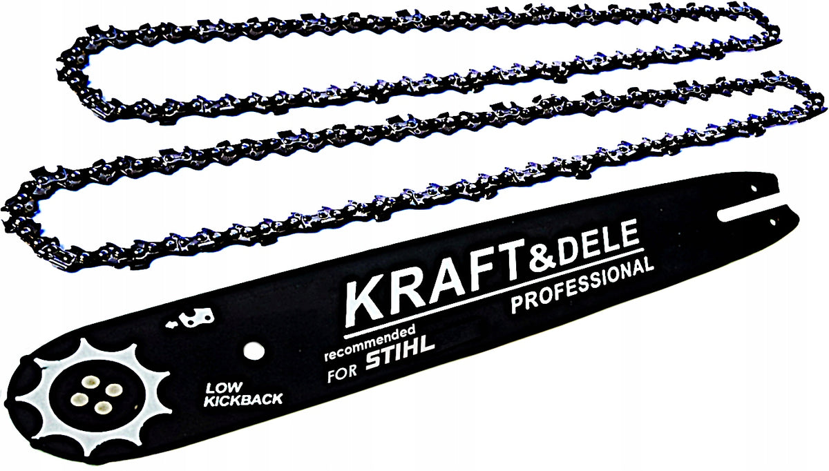 Chainsaw guide 35 cm/14" 2Chain for STIHL HUSQVARNA KRAFT