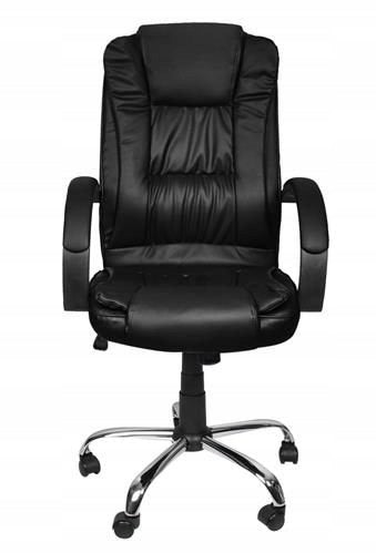 Chair Office Chair Swivel Tilt Chrome SWIVEL BLACK ECO LEATHER EAN (GTIN) 5900779934238