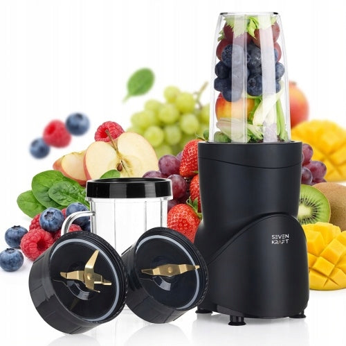 Chalice Blender for Smoothie Cocktails 1200w 4 Bottles Portable Set