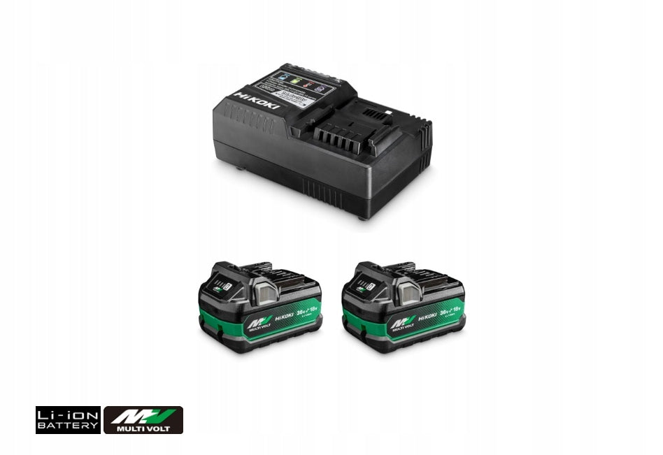 Charger Hikoki UC18YSL3 WHZ + 2 Rechargeable MultiVolt BSL36A18X 36V EAN (GTIN) 4966376413942
