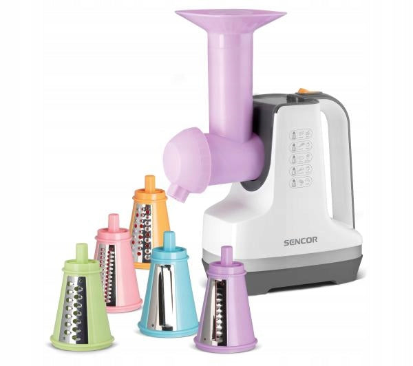 Cheese Vegetable Cutter Sencor SSG 4500WH with Ice Cream Attachment 150W Brand Sencor
