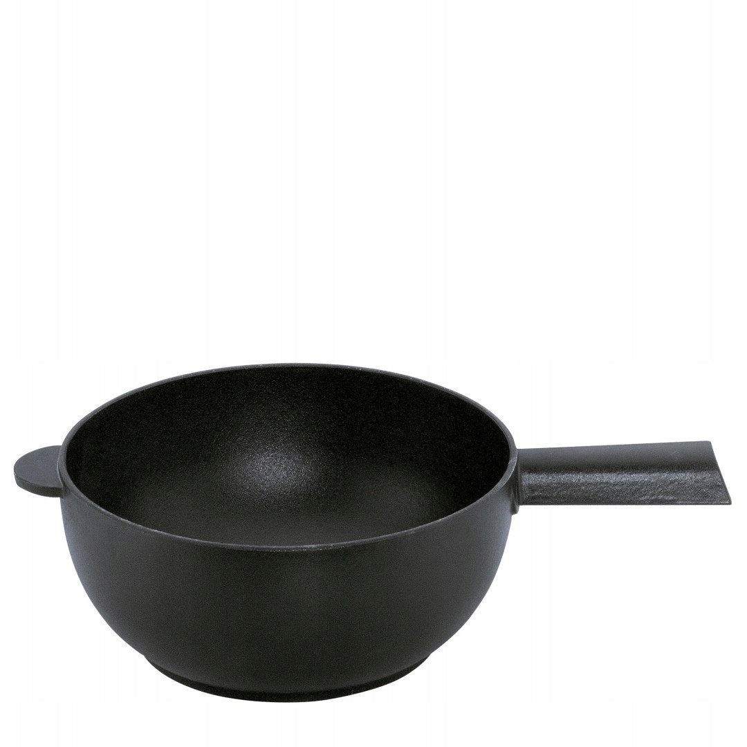 Cheese fondue pot 2 L cast iron black SPRING Capacity 2 l