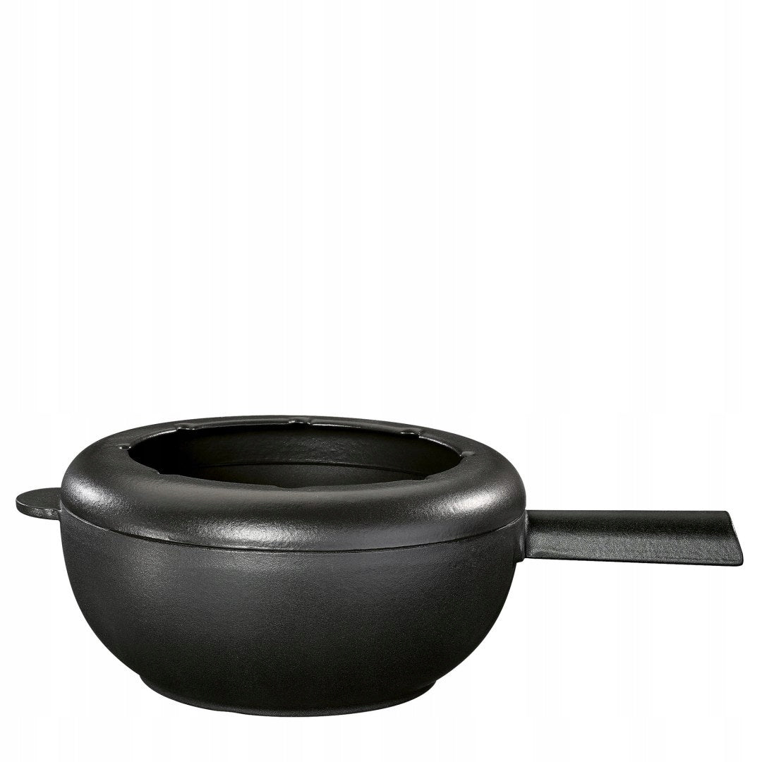 Cheese fondue pot 2 L cast iron black SPRING