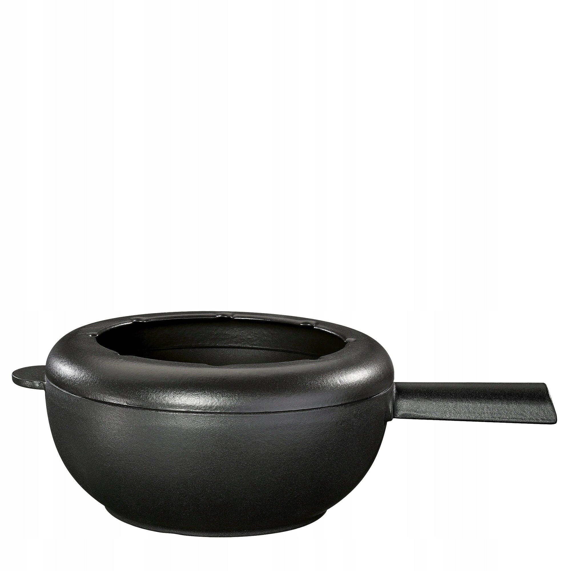 Cheese fondue pot, diameter 20 x 10,5 cm, 2,0 l, cast iron, black / Spri
