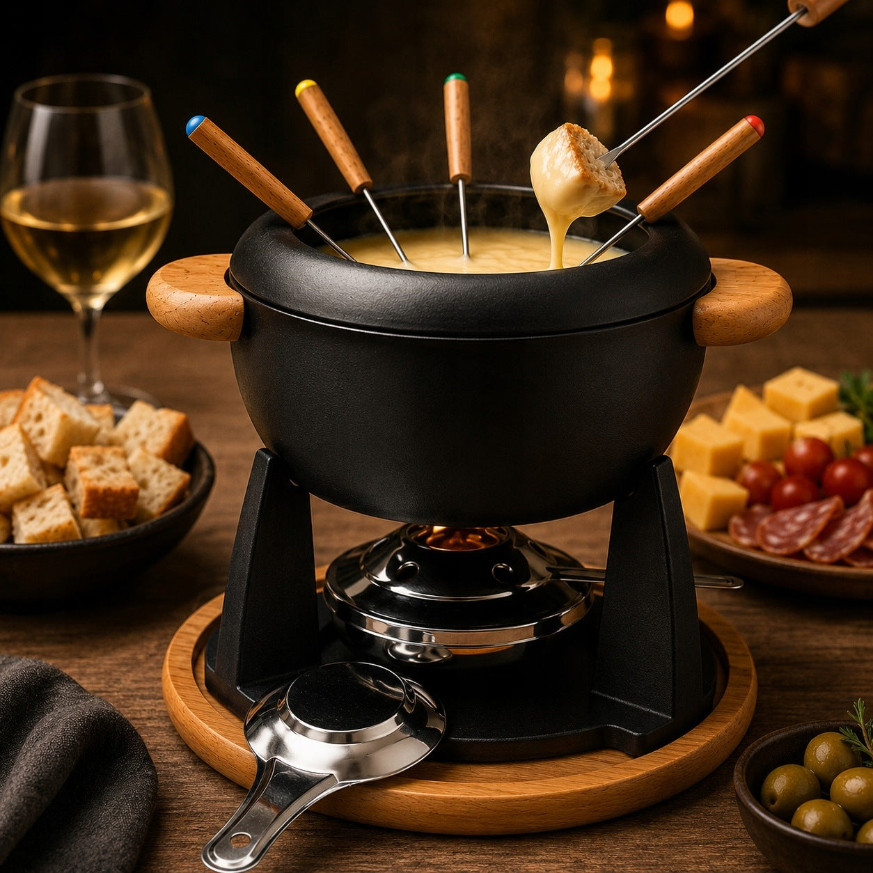Cheese fondue set for 6 people 2,0 L Brand no brand