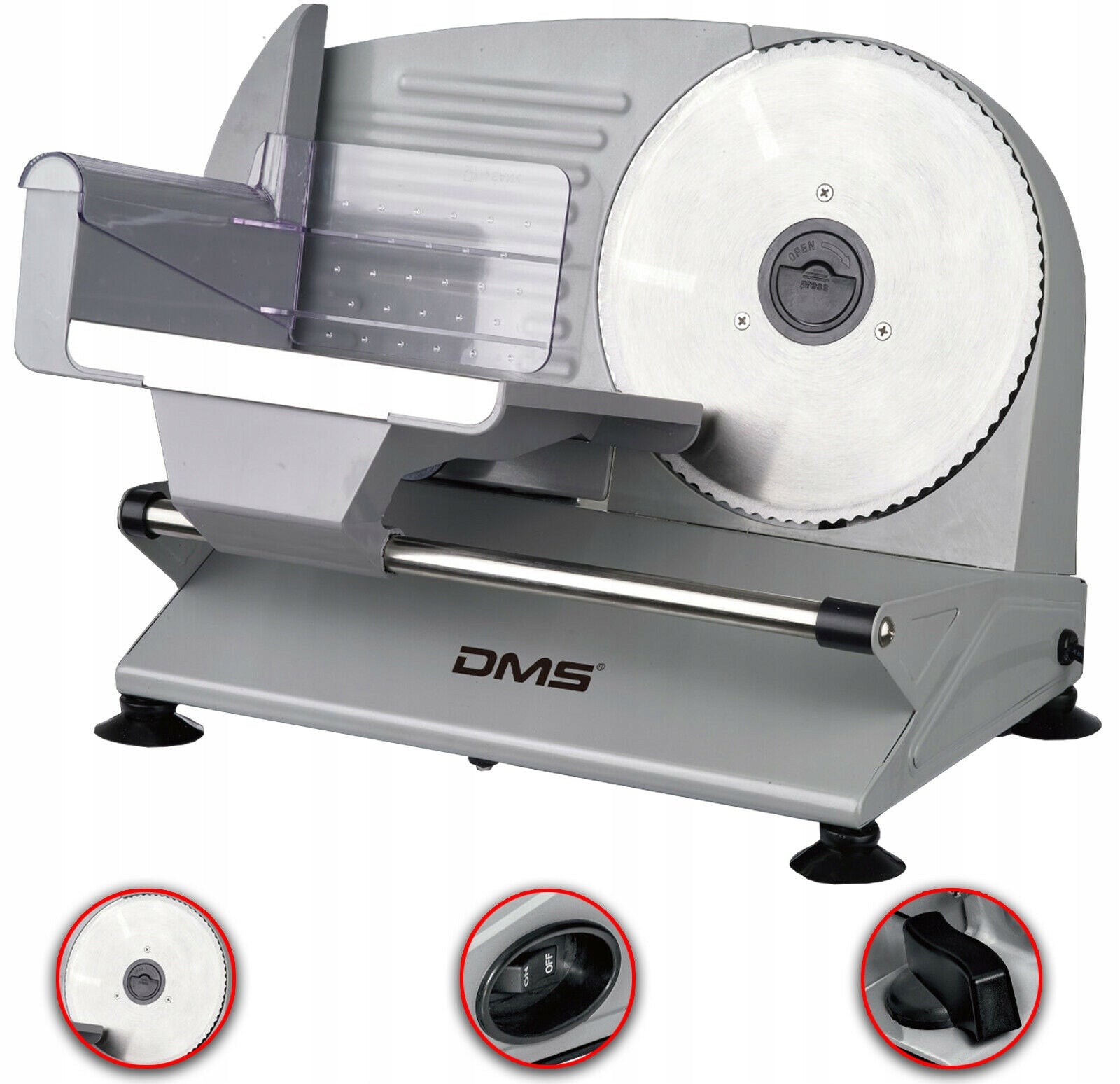 Cheese meat bread slicer 400W 15mm serrated knife DMS AS-400 Manufacturer code C593-2841F