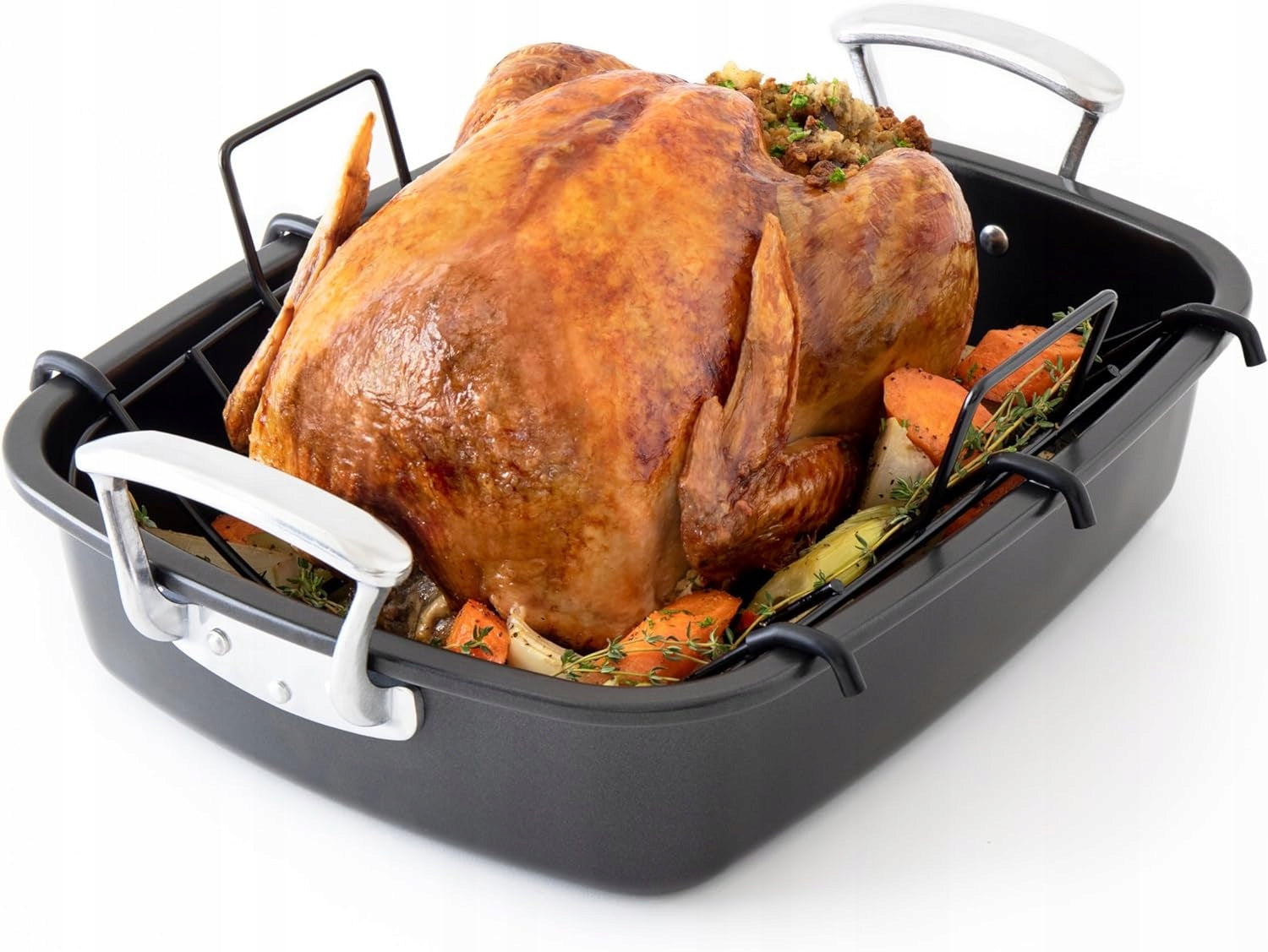 Chef Pomodoro Large Baking Sheet with Carbon Steel Grate 47x37cm