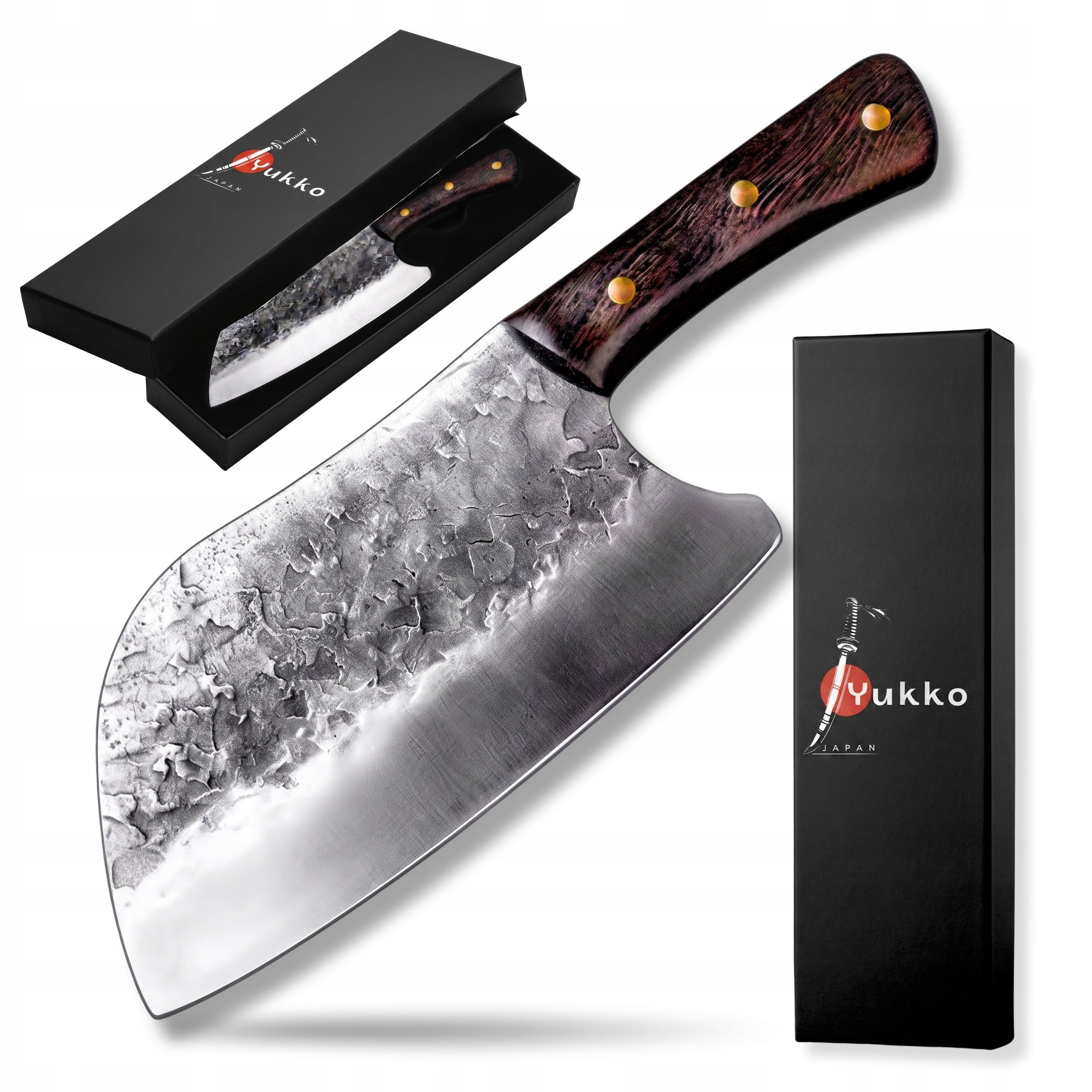 Chef's Hand Forged Cleaver Professional Precision Knife Very Sharp