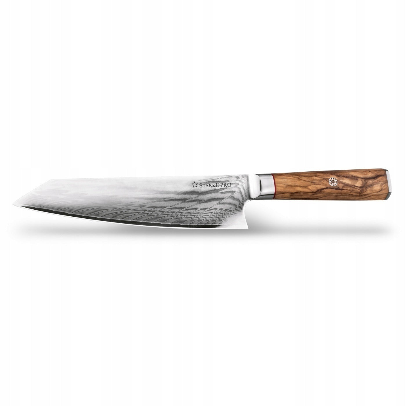 Chef's KNIFE JAPANESE SHARP Hard Steel StarkePro Damascus Shokuji 20cm Packaging status original