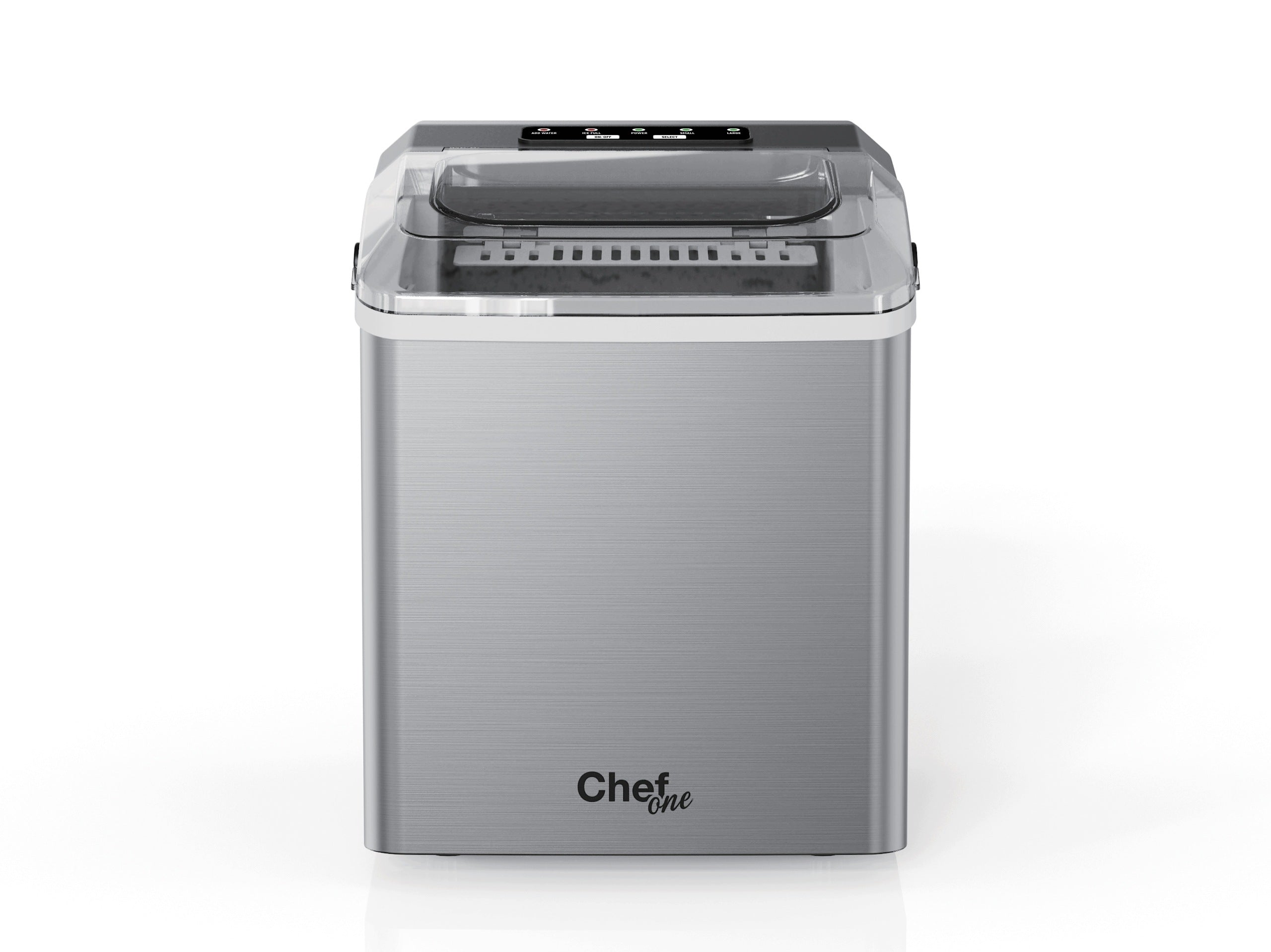 ChefOne fast ice maker 9 cubes homemade ice 24h efficient 36GW steel Manufacturer code CB22C-SS