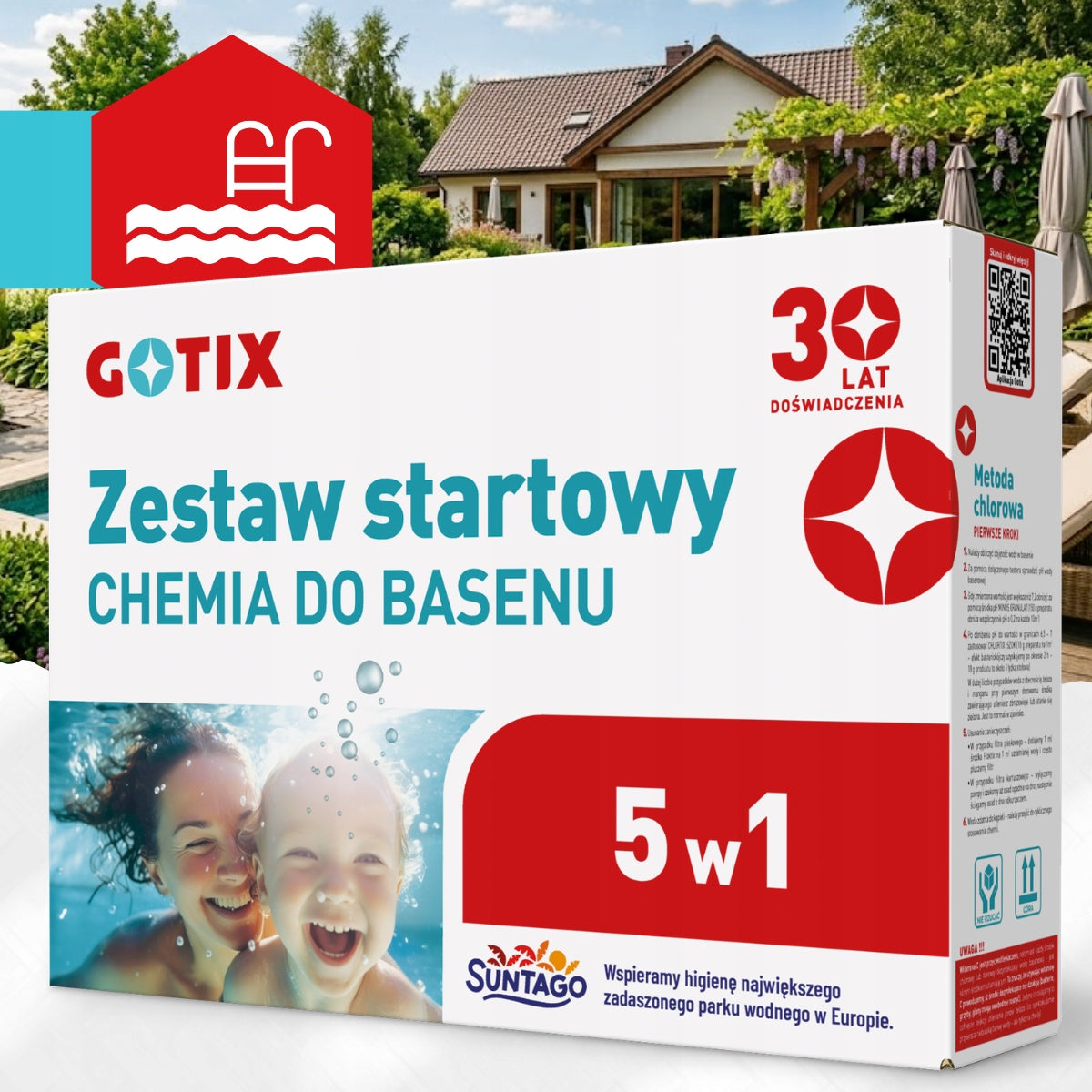 Chemistry for Pool Chlorine for Pool 7in1 Pool Chemistry Starter Kit Product form set