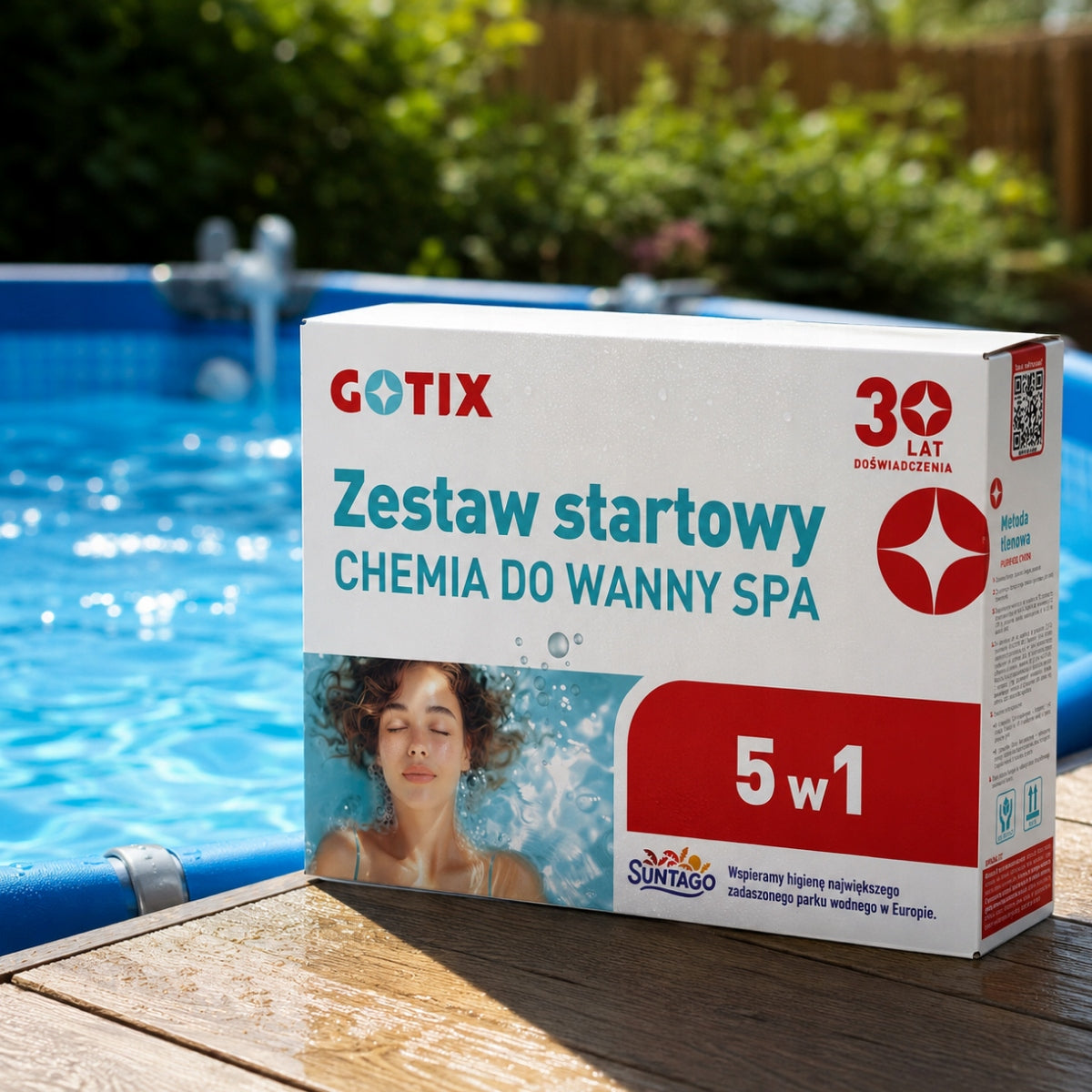 Chemistry for Pool Chlorine for Pool Starter Kit Pool Chemistry 5in1 + APP Volume 1 l