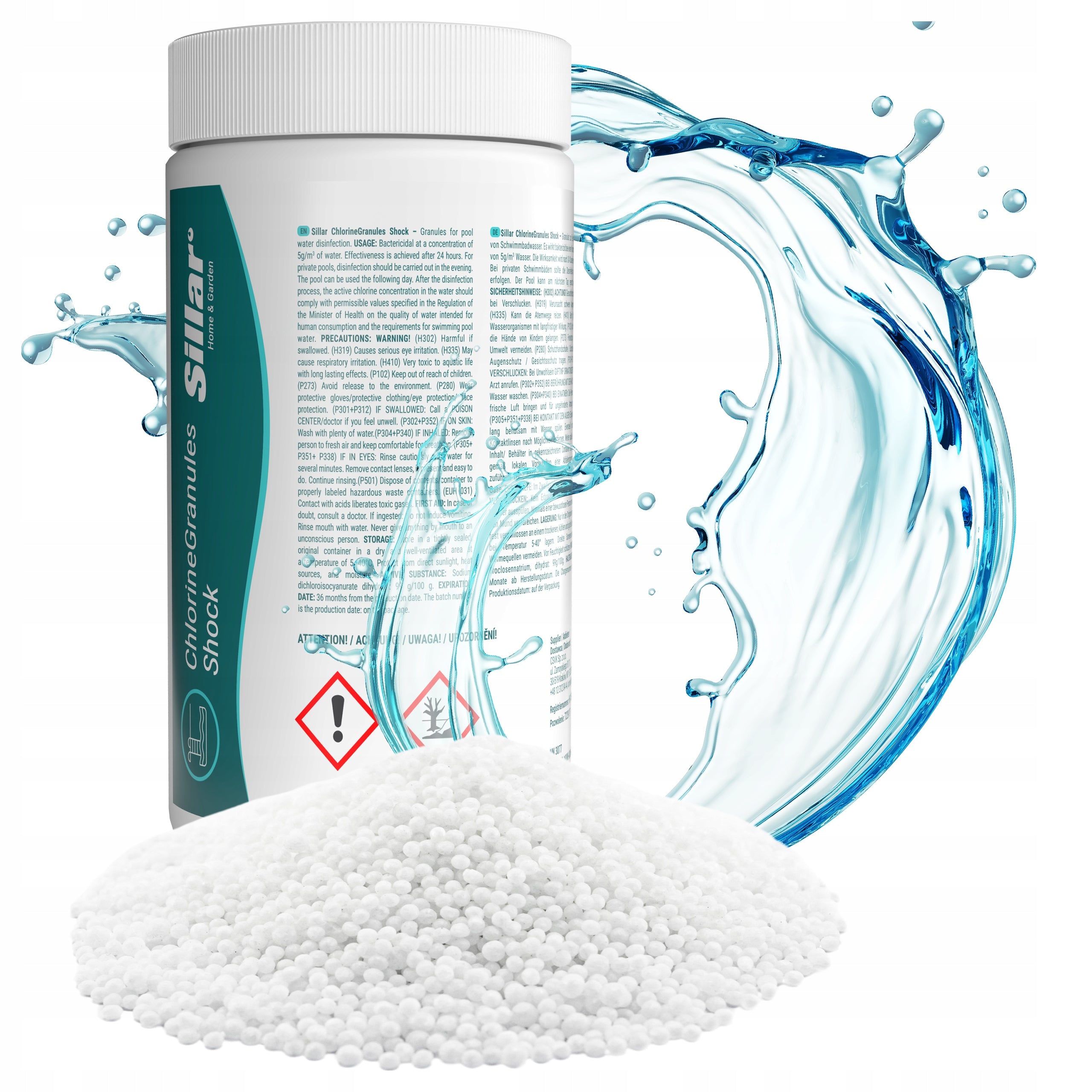 Chemistry for swimming pool jacuzzi chlorine for swimming pool chlorine shock 1kg pool chemistry
