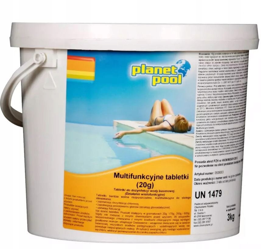 Chemochlor CHEMISTRY SWIMMING POOL MULTITABLETS 150pcs 3kg 20g