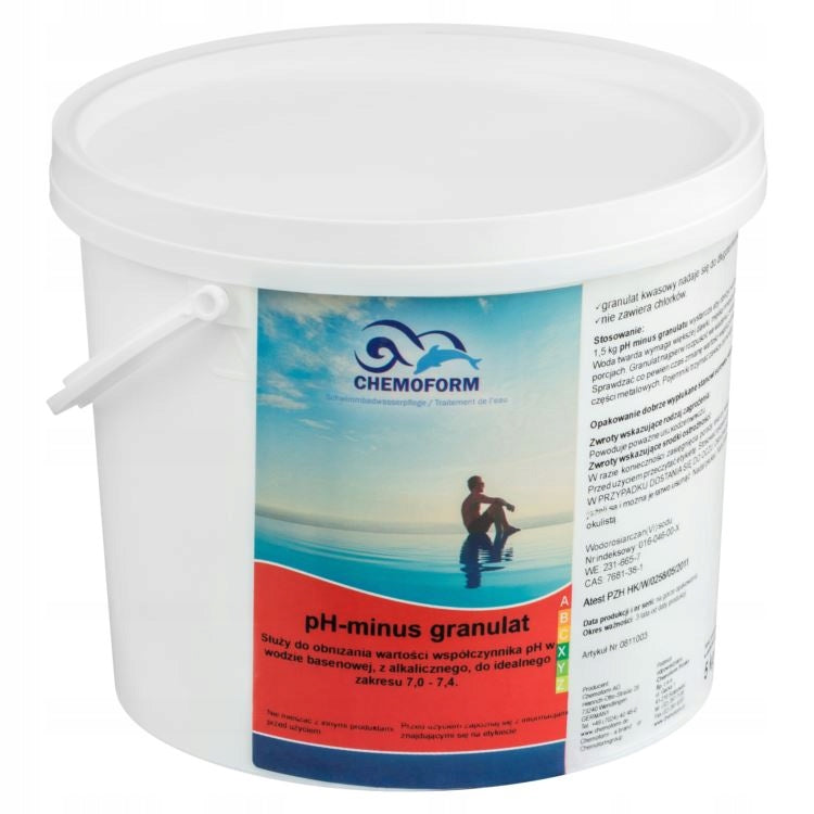 Chemoform pH granules Minus 5 kg for lowering pH in pool water