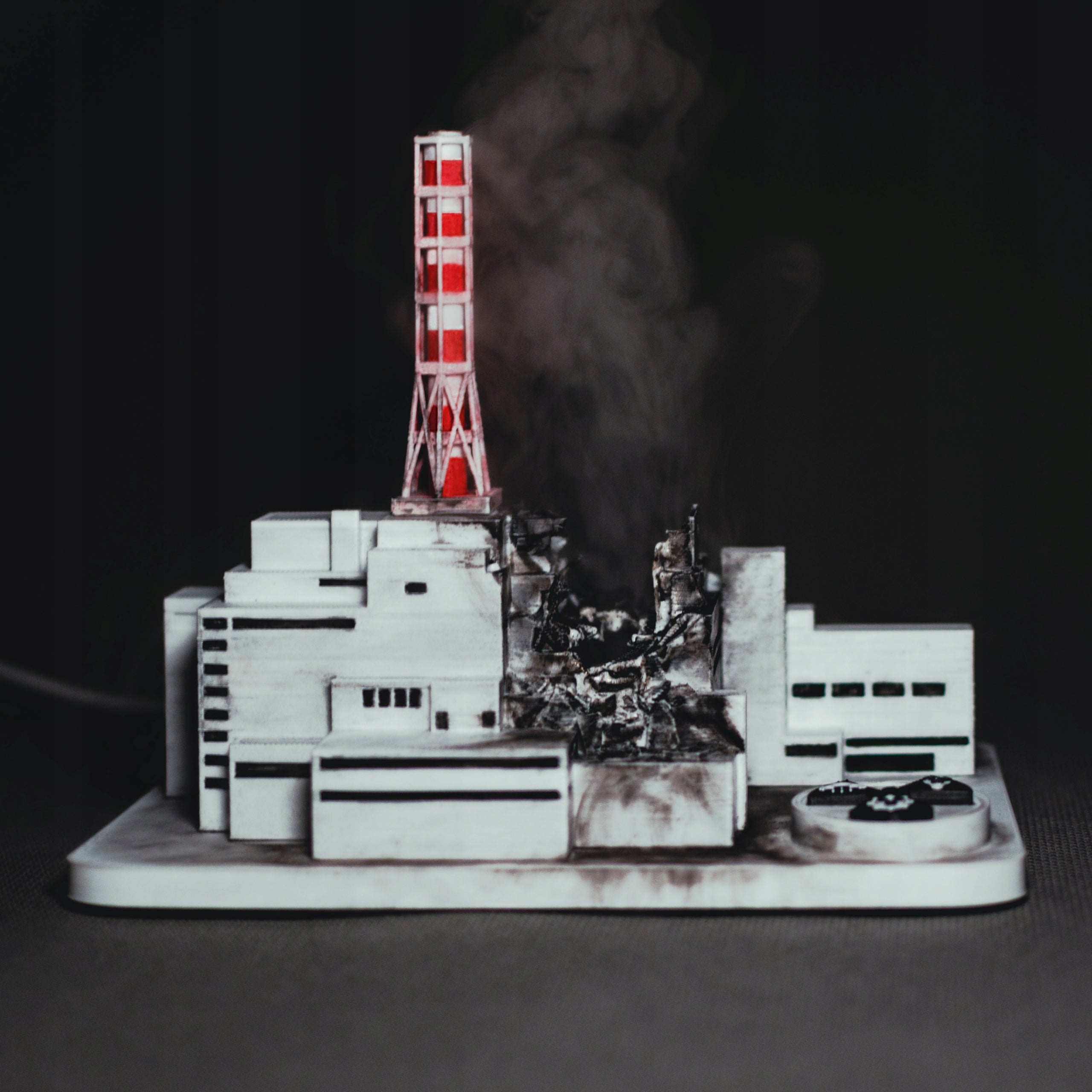 Chernobyl Reactor 4 – Collectible Model 3D + Smoke + LED Backlight