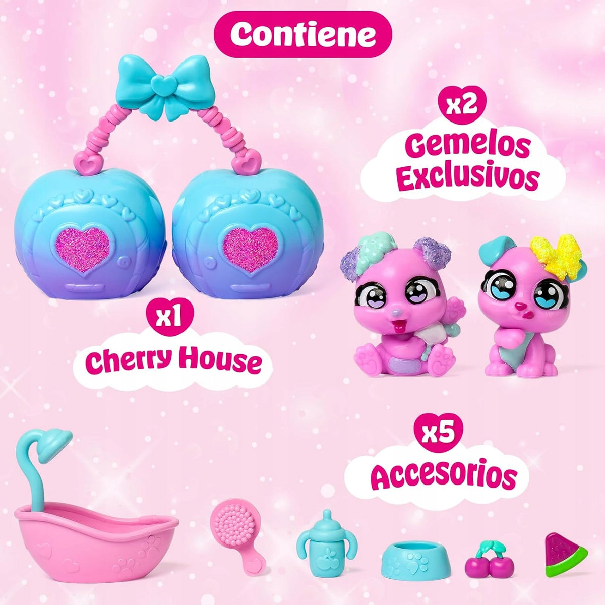 Cherry Pets Cherry House Puppy Twins - blue house MagicBox Manufacturer code PCPSP112IN10