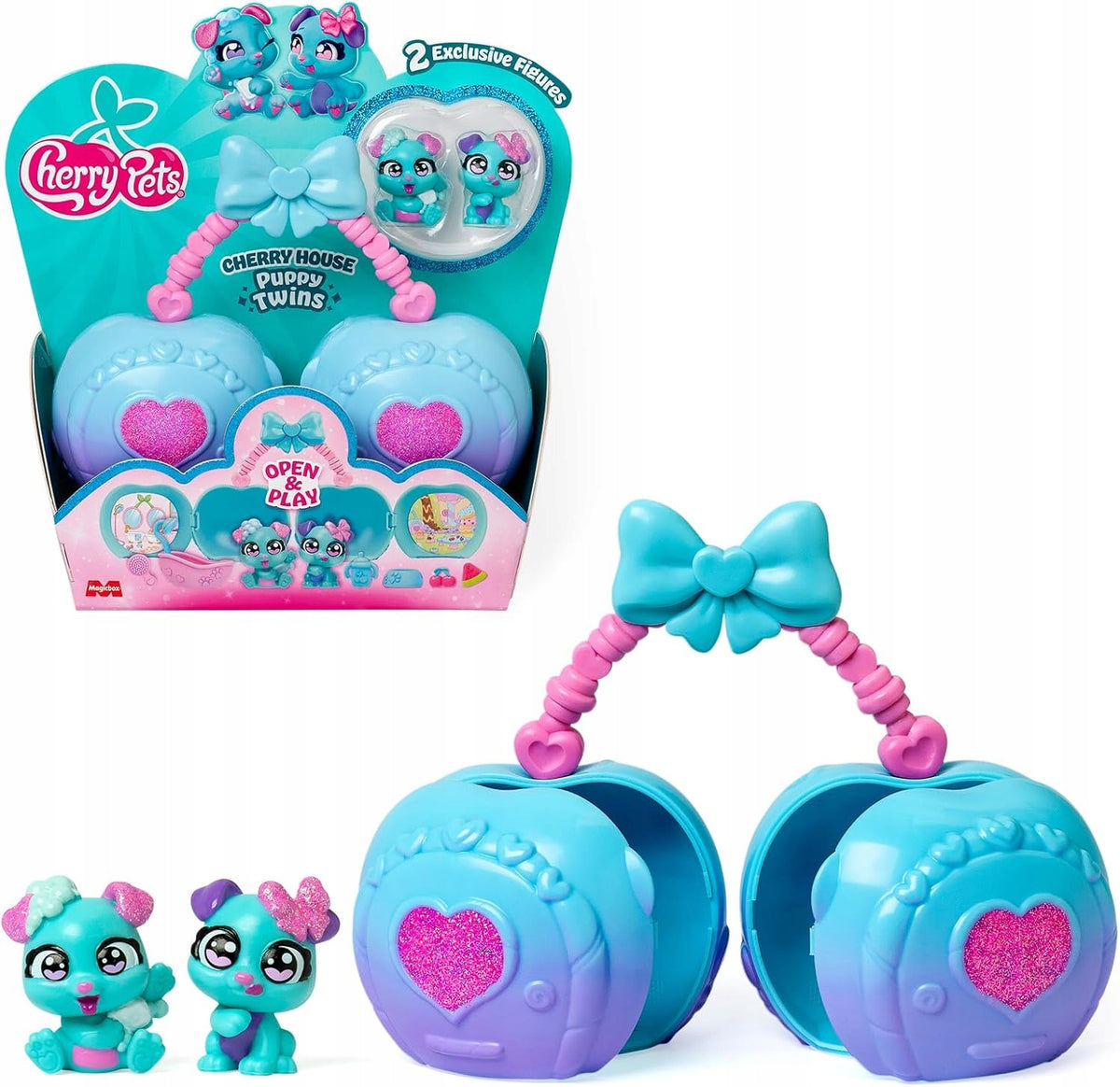 Cherry Pets Cherry House Puppy Twins - blue house MagicBox