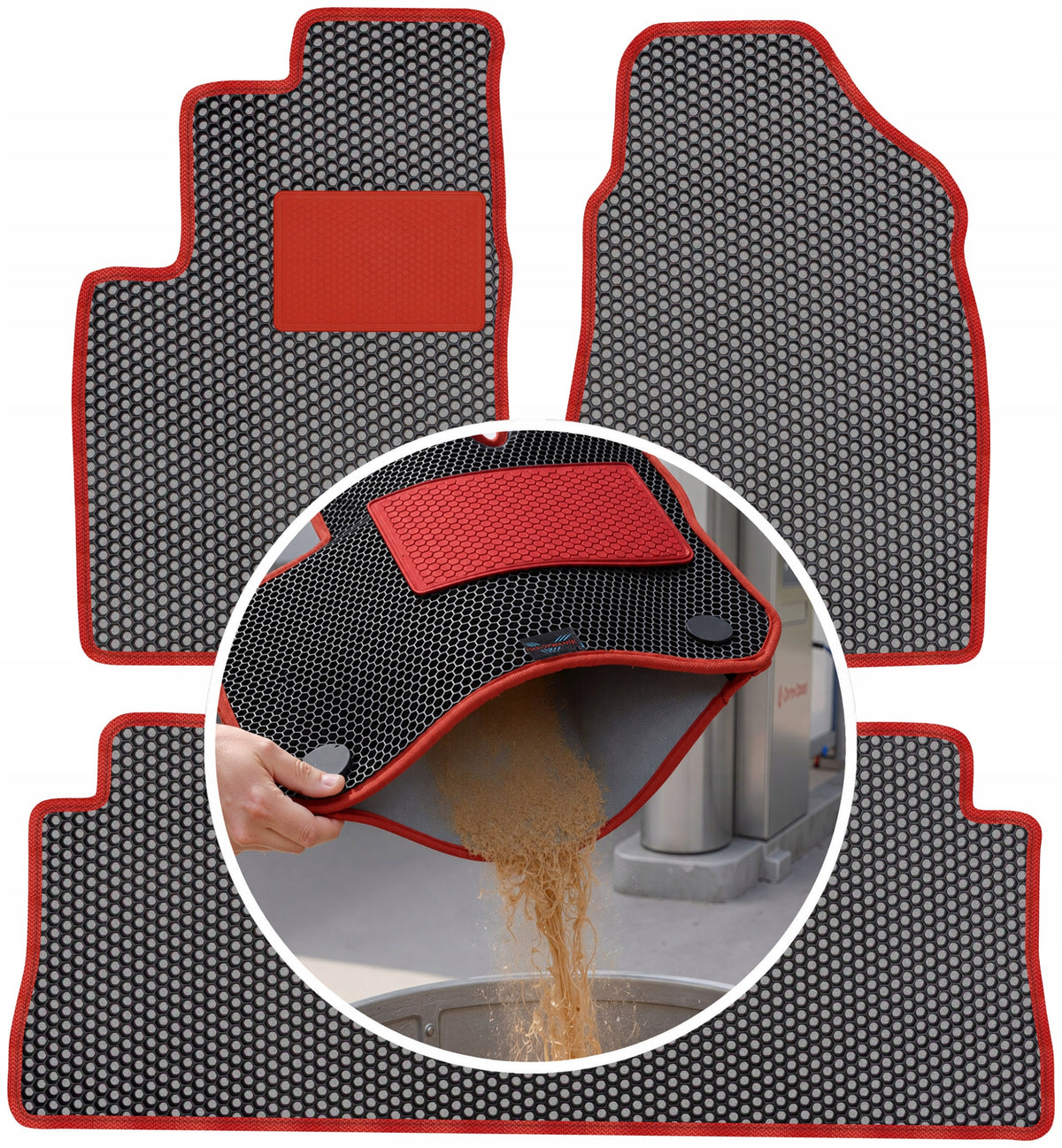 Chevrolet Captiva 5os 06-10 EVA SMART POCKET Rugs Packaging status original