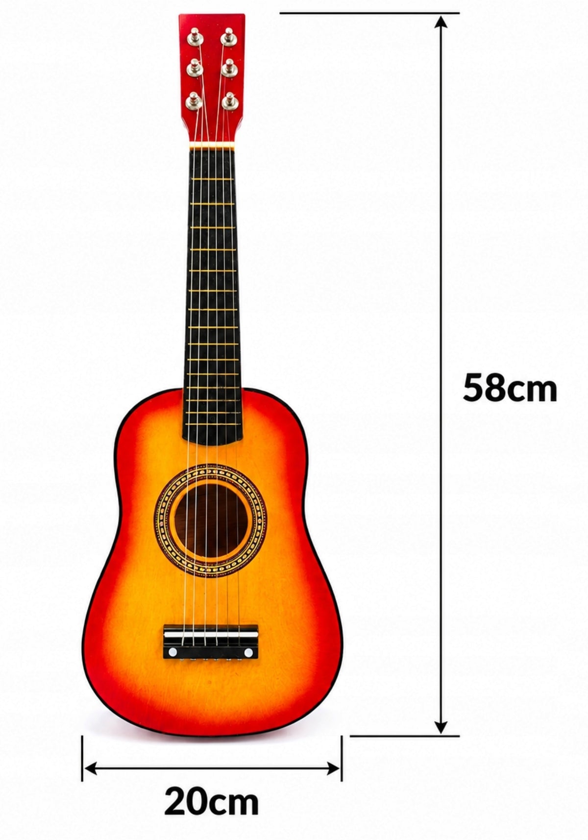 Children's Acoustic Wooden Guitar 6-String 58cm Kind guitar