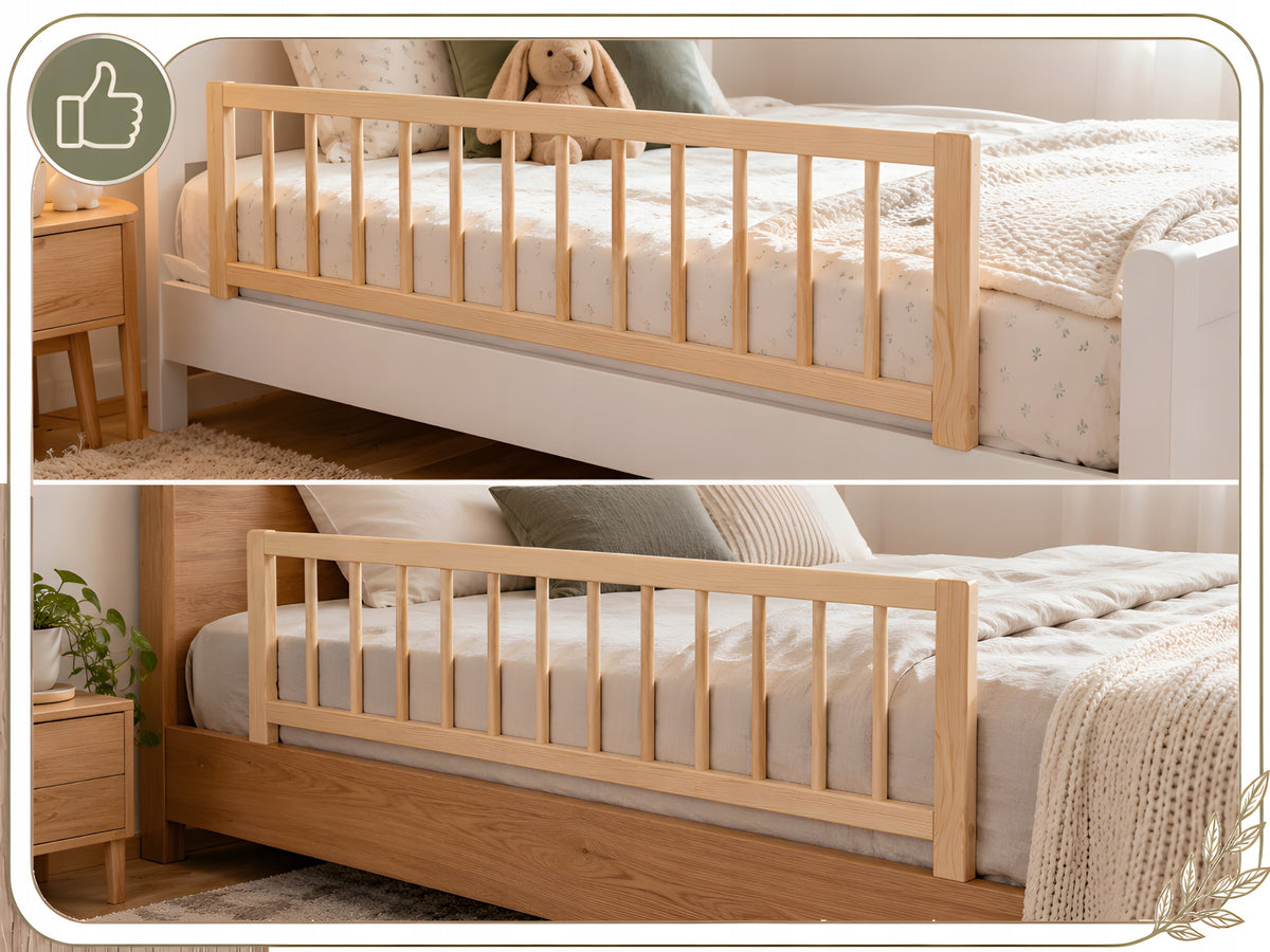 Children's Bed Barrier Wooden Slip-On Under Mattress 103x43 cm Manufacturer code BL-103-43-N