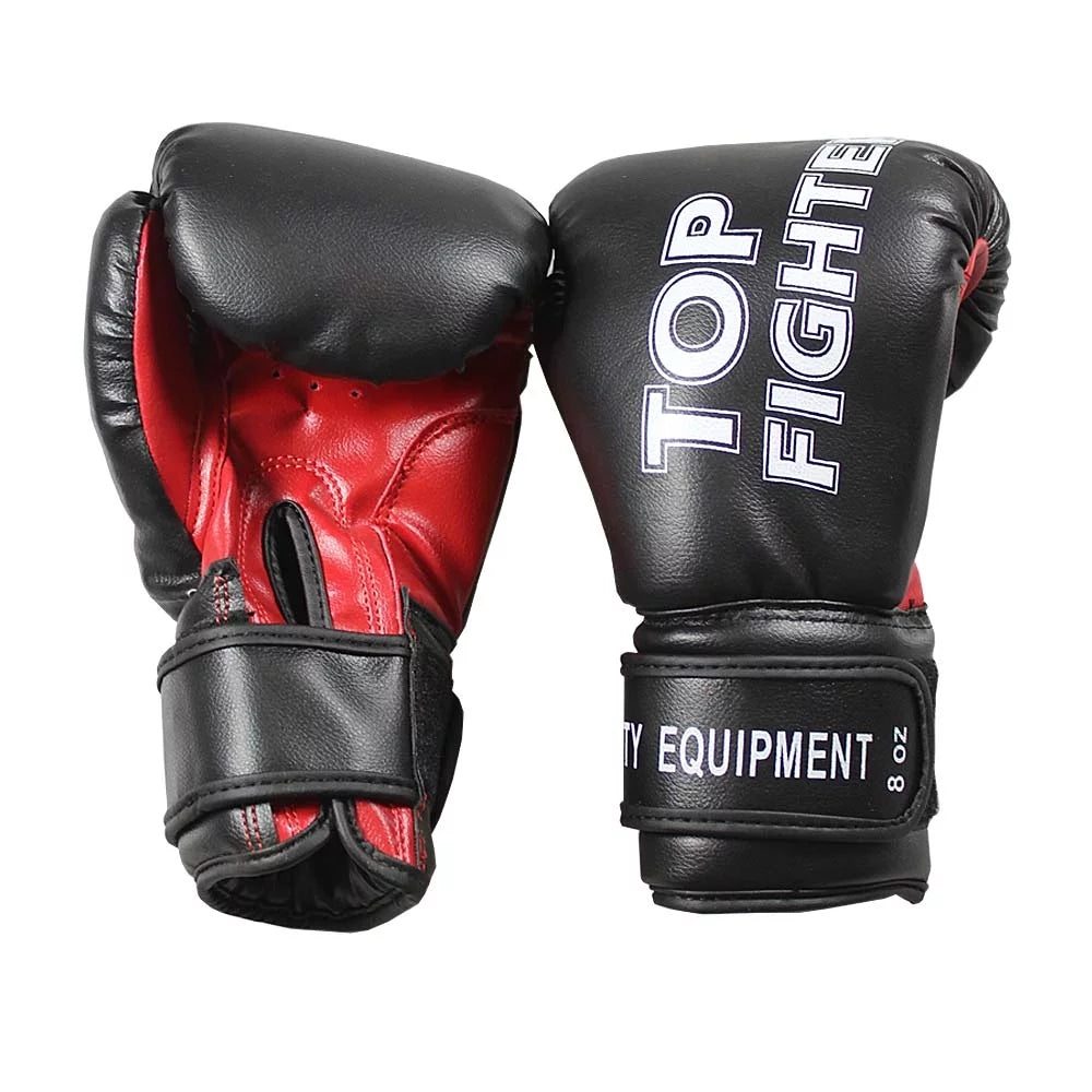 Children's Boxing Training Gloves Junior Black 6 oz Packaging status original
