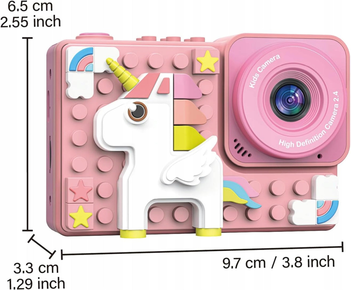 Children's Camera Unicorn Kiztoys 1080p HD, IPS Screen, SD 32 GB EAN (GTIN) 5907057591107