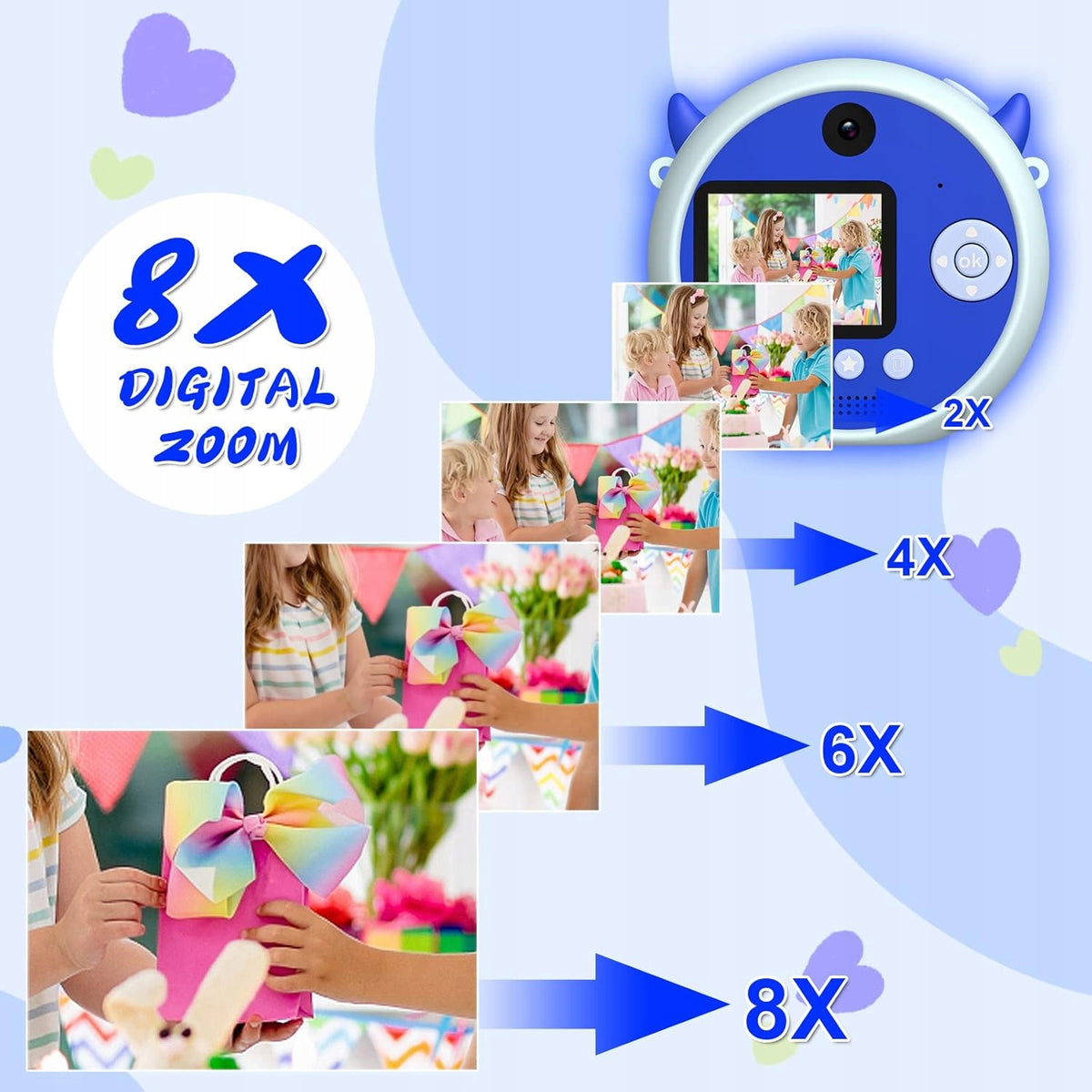 Children's Camera with Tripod 20MP 1080p with SD Card 32GB Brand no brand