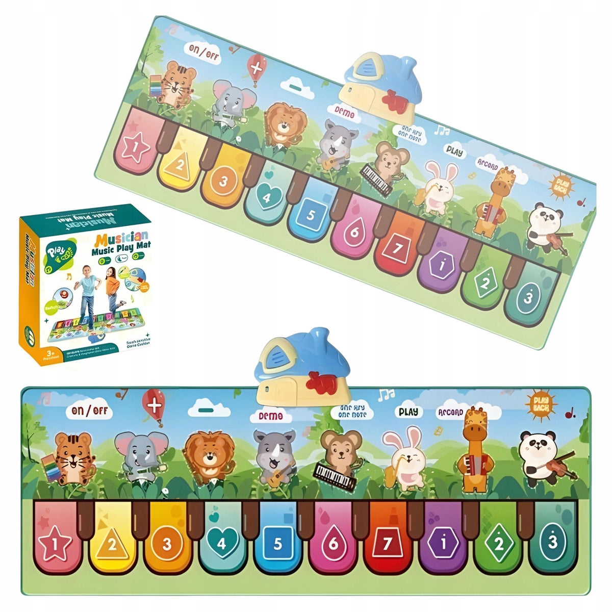 Children's Dance Music Mat Children's Theme Animals 110 Cm Manufacturer code NO-2000685