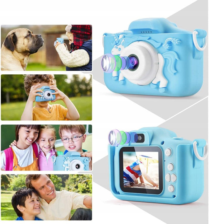 Children's Digital Camera Blue X5 Unicorn Brand no brand