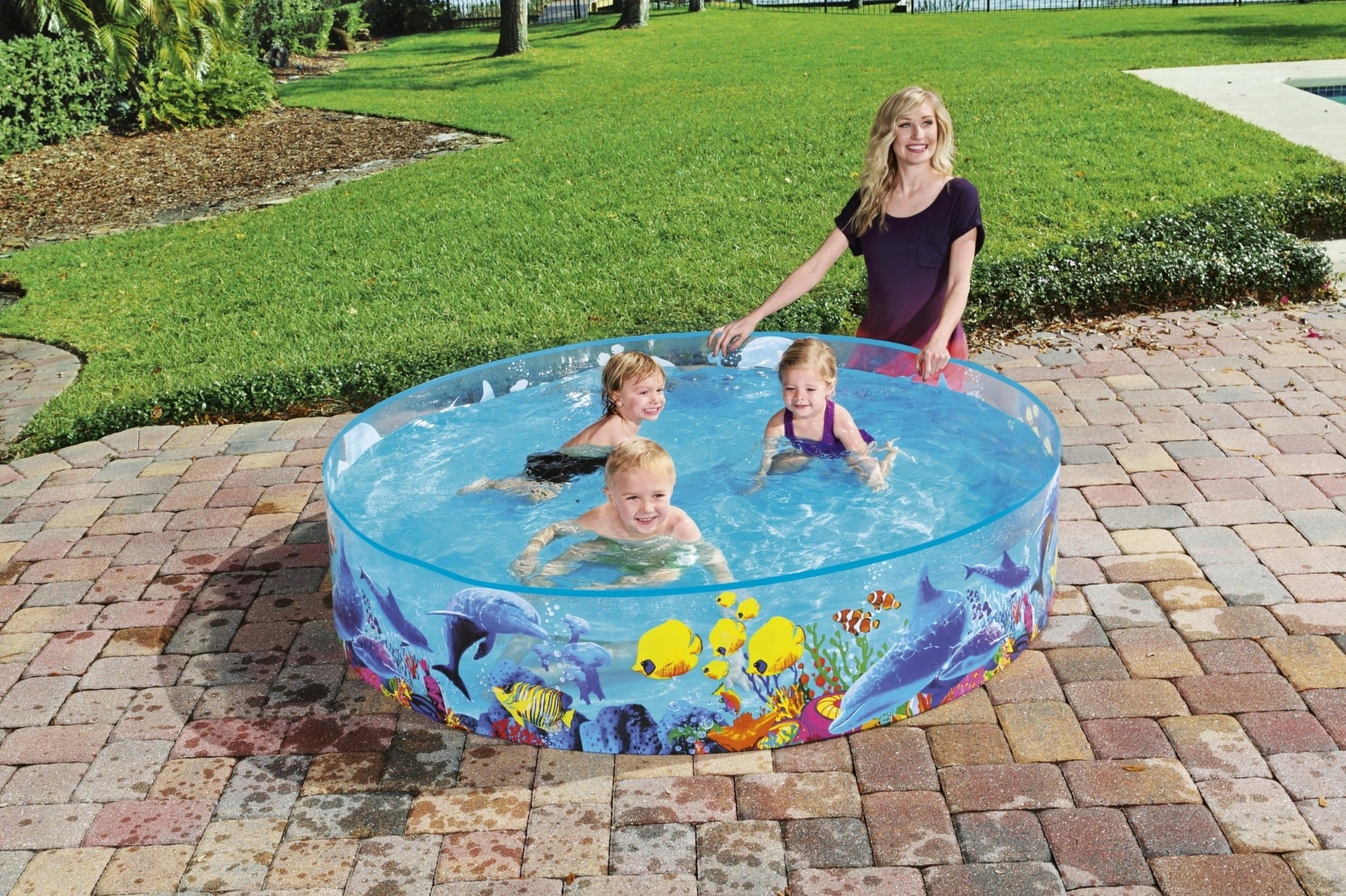 Children's Expansion Pool Sea Odyssey 183x38cm BESTWAY 55030 Series basen dla niemowląt niemowlaków dzieci