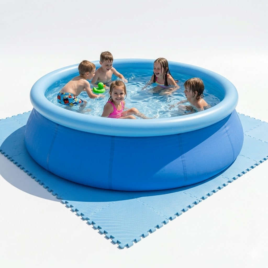 Children's Garden Pool Family Expansion With Flange 240x63 CM Strong Height 63 cm