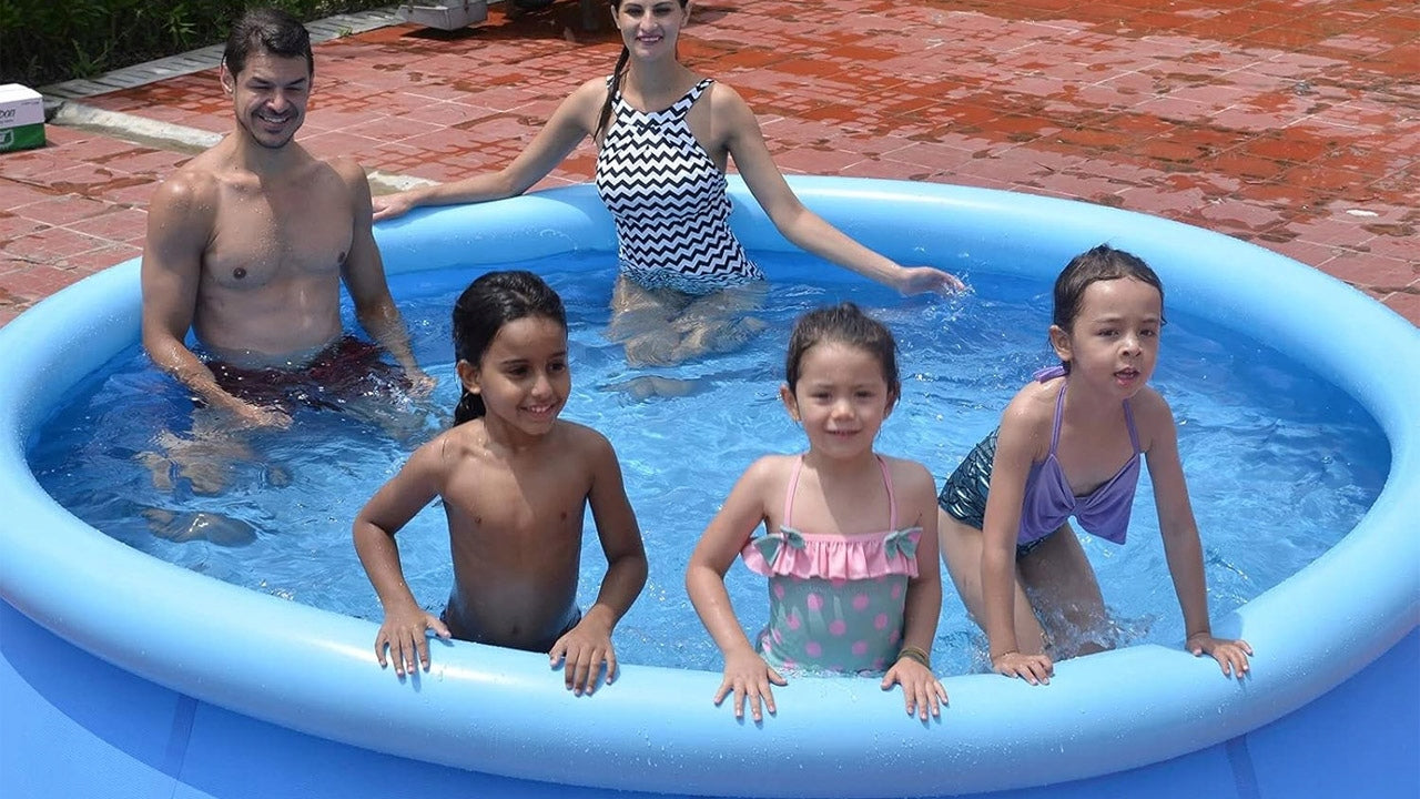 Children's Garden Pool Family Large Expansion With Flange 240x63CM Volume 2074 l