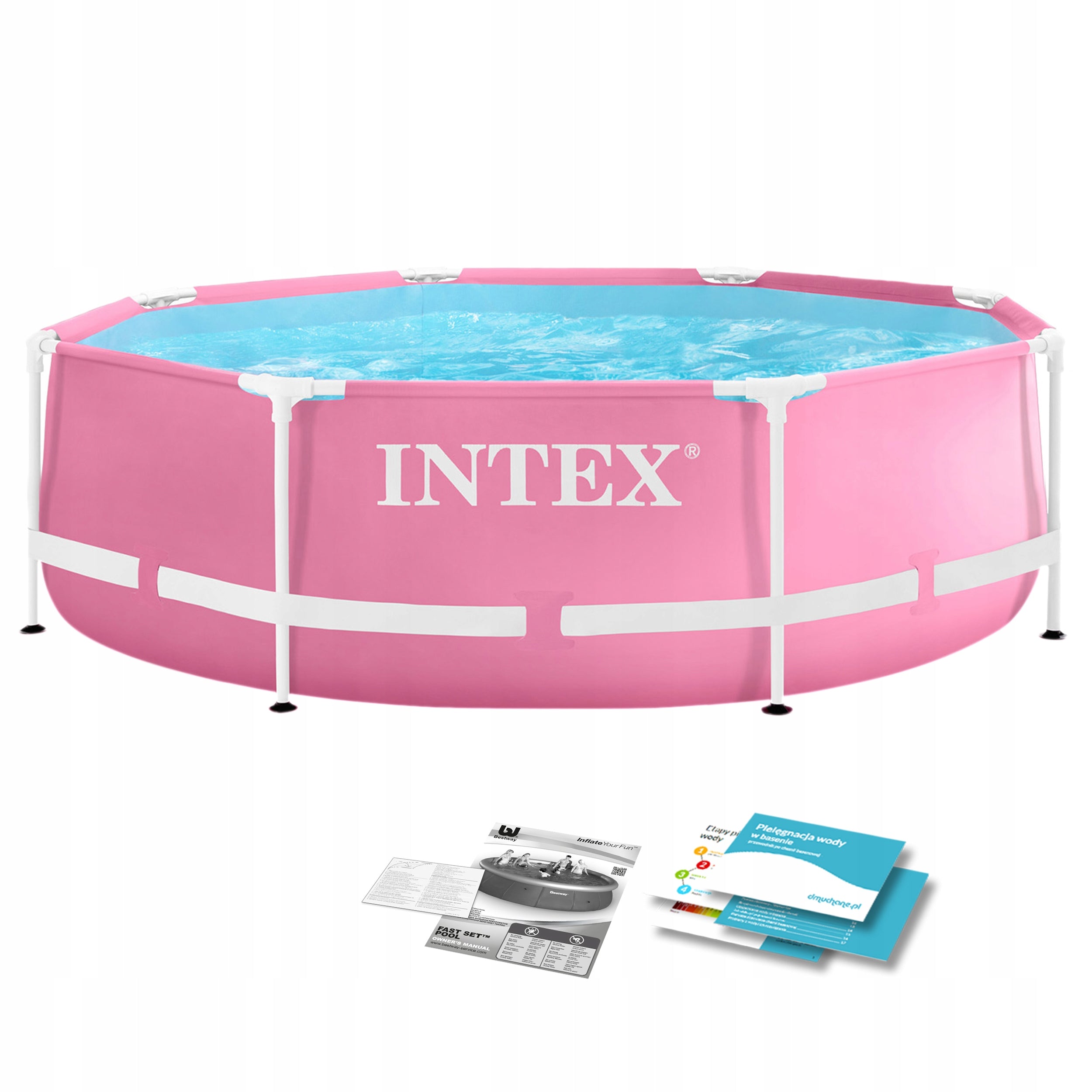 Children's Garden Pool Round PINK 244x76 SET 3in1 INTEX