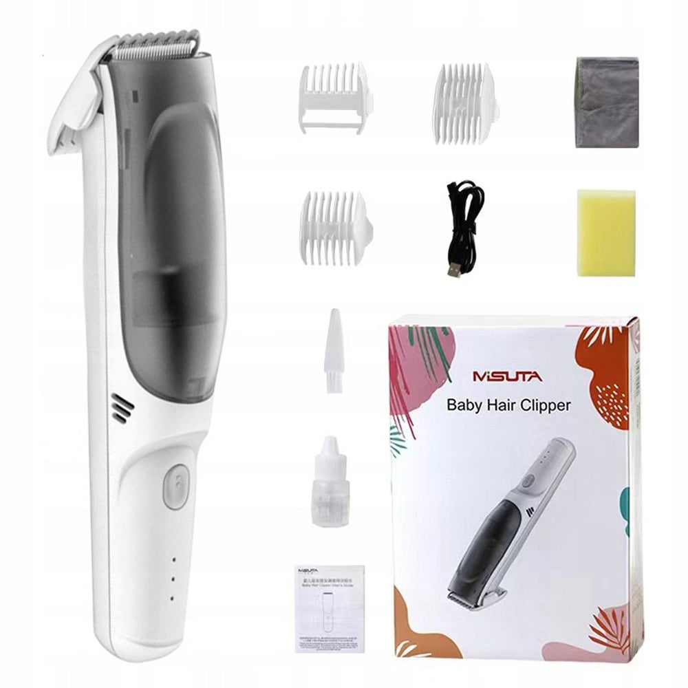 Children's Hair Clipper PULLING HAIR White