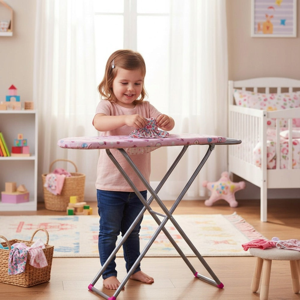 Children's Ironing Board Large Metal Folding Pink Toy 3 Years Manufacturer code NO-1007396