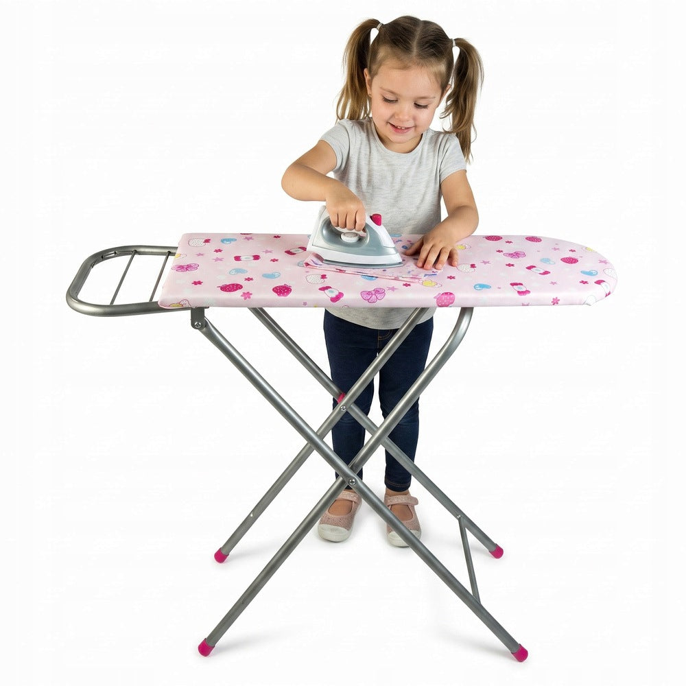 Children's Ironing Board Large Metal Folding Pink Toy 3 Years
