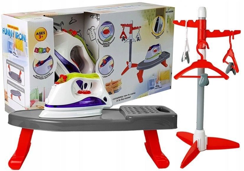 Children's Ironing Kit Battery Operated Iron Board Stand Hangers EAN (GTIN) 5907317834265