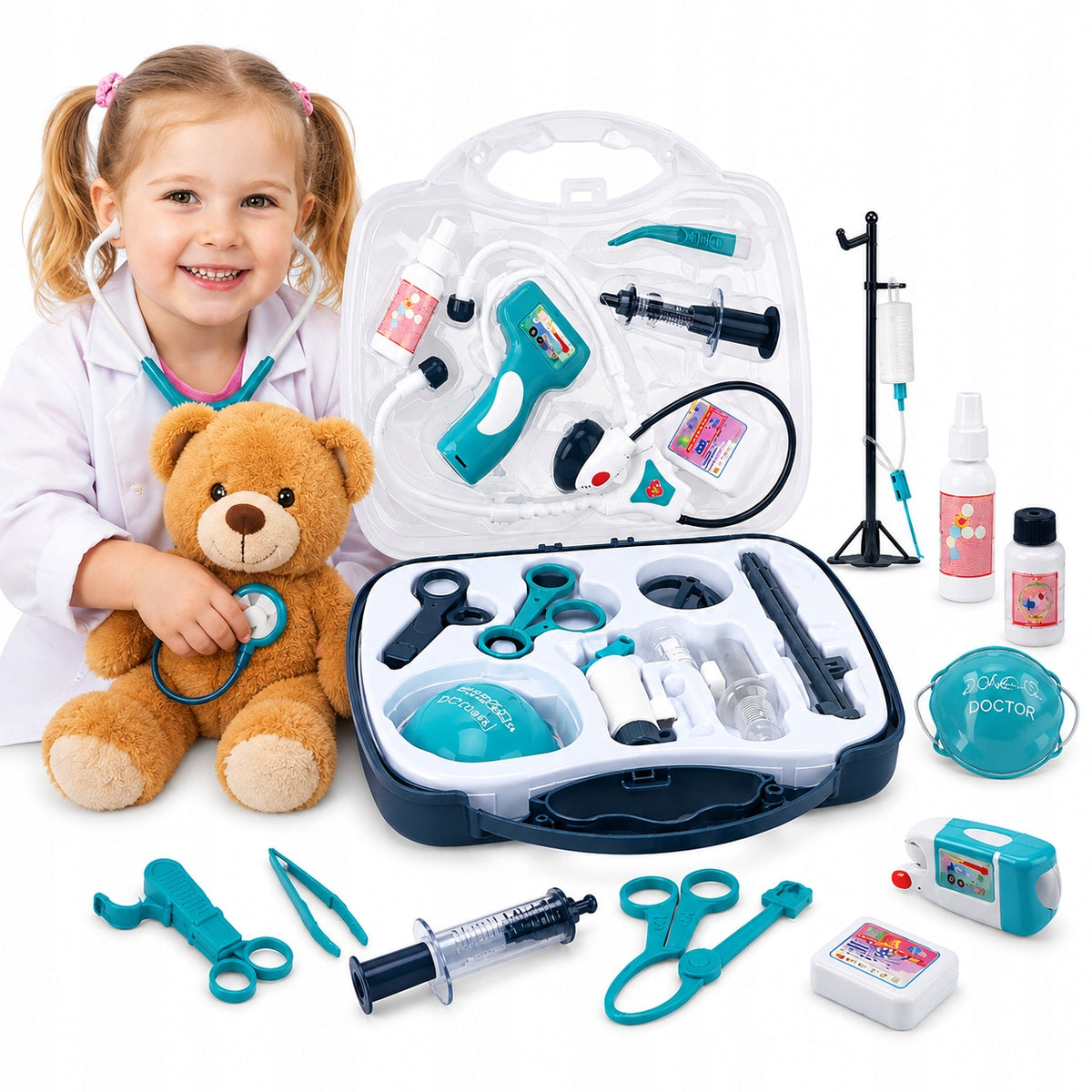 Children's Medical Set Suitcase Small Doctor Gift 3+ XXL