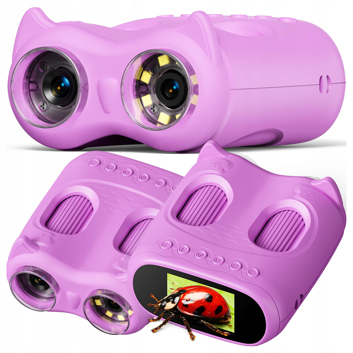 Children's Microscope Digital Binoculars for Children Educational 1000x Set of 2in1