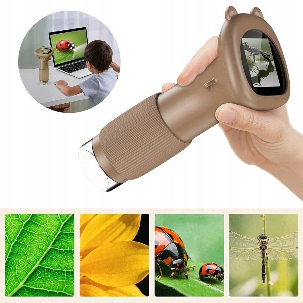Children's Microscope PORTABLE MICROSCOPE 1000x EDUCATIONAL GIFT FOR KIDS Packaging status original