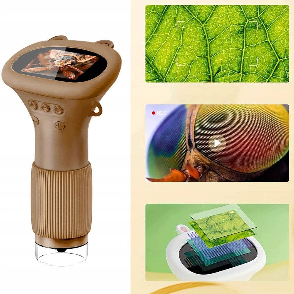Children's Microscope PORTABLE MICROSCOPE 1000x EDUCATIONAL GIFT FOR KIDS