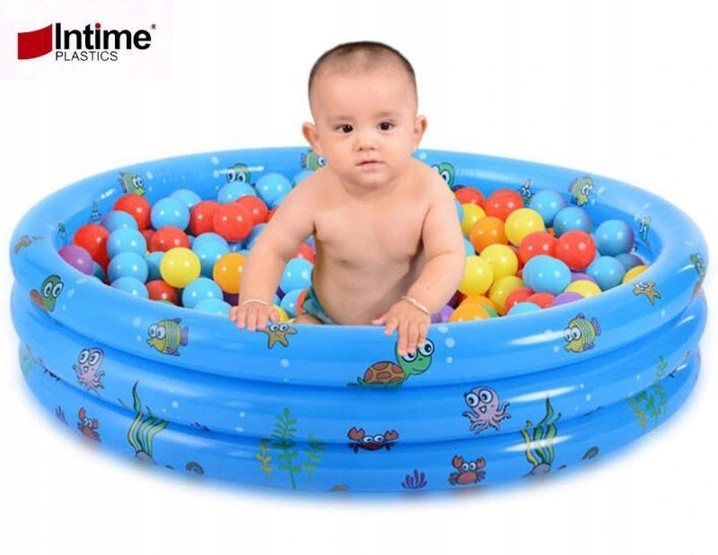 Children's Pool Paddling Soft Bottom Dry Pool Intime 80cm Blue Manufacturer code BASEN DLA DZIECI BRODZIK