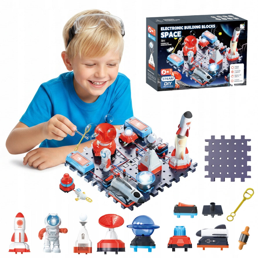 Children's Space Science Kit Astronaut Rocket Electronic Circuit