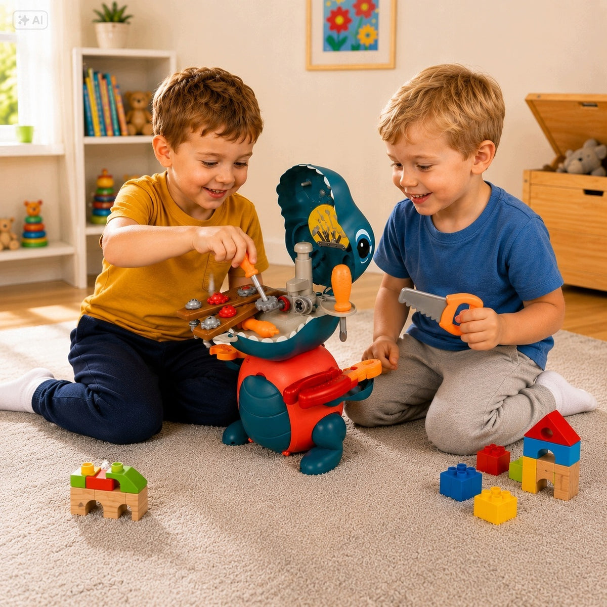 Children's Tool Set DINOSAUR DIY Kit SMALLMASTER Manufacturer code Zestaw dinozaura z narzędziami