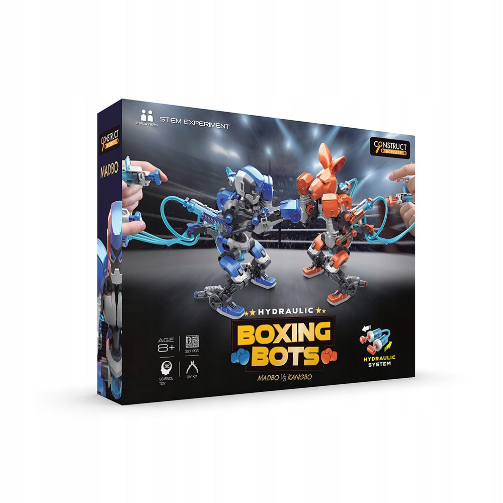 Children's Toy Hydraulic Boxing Robot Construction Kit Packaging status original