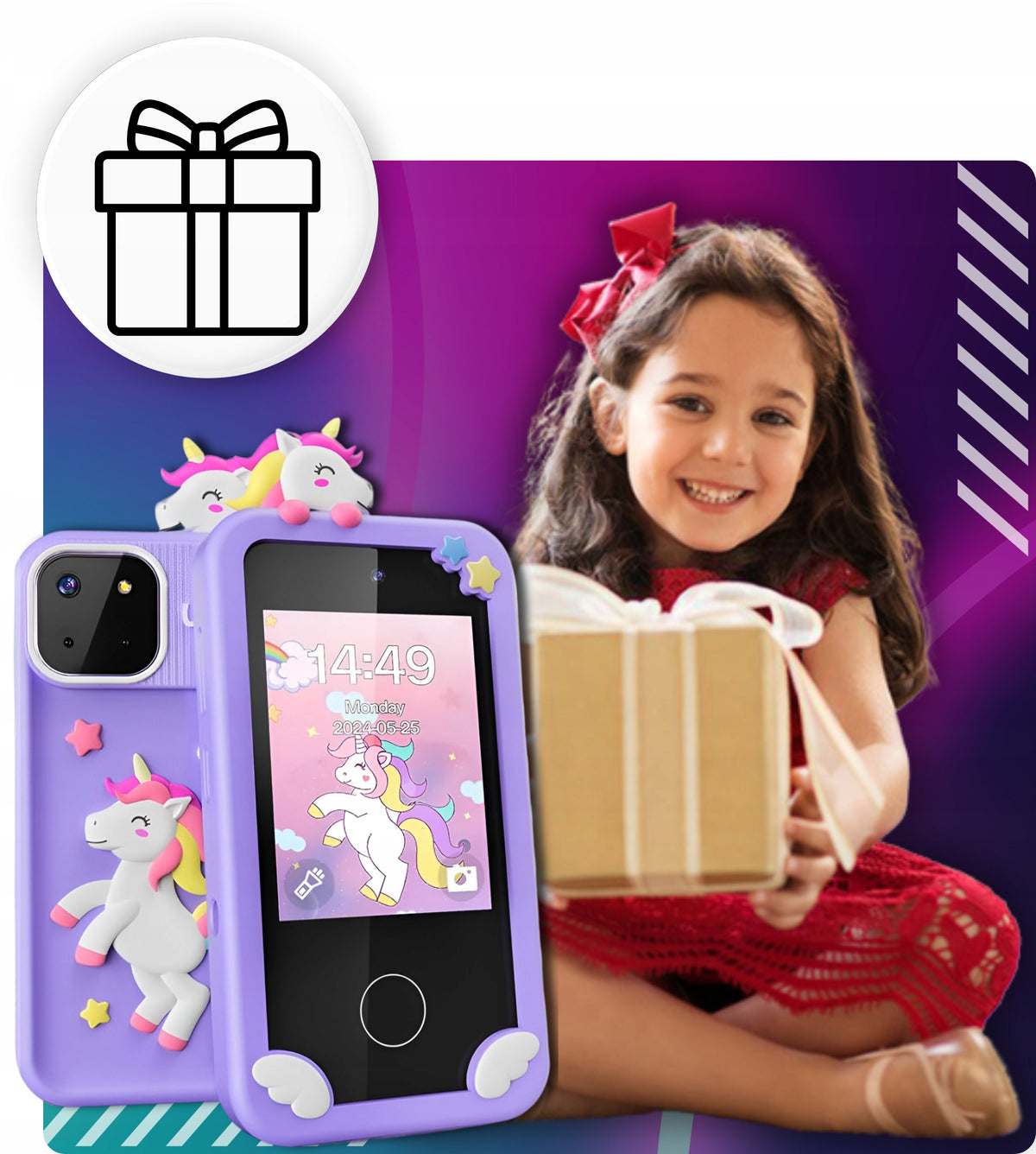 Children's Toy Phone Smartphone Toy with Camera 10 Games + Freebie Manufacturer code Komórka Zabawkowa Telefon Zabawka dla Dzieci