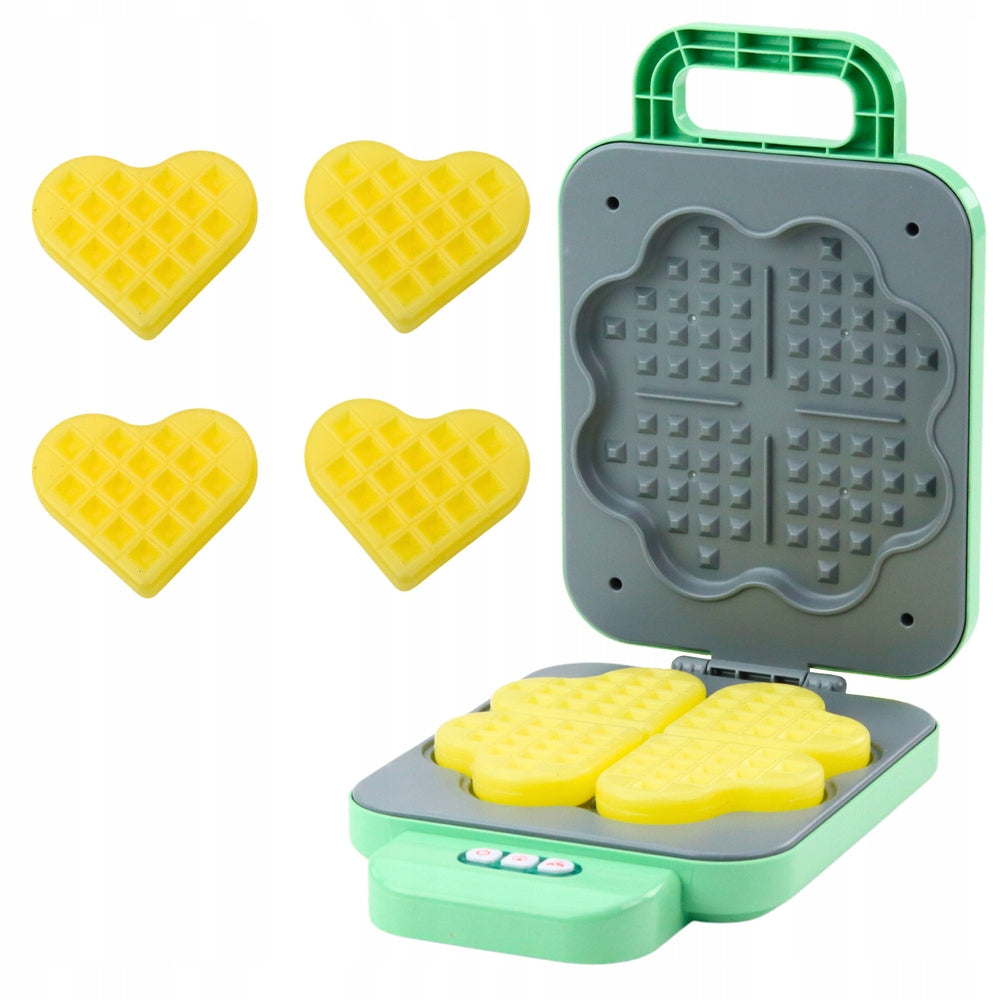 Children's Toy Waffle Iron Battery Operated Blush Lights Green Manufacturer code 24422
