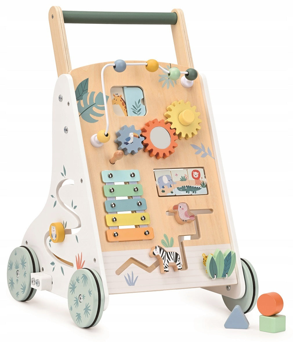 Children's Toys Wooden Pusher Activity Walker Jungle Ride-On